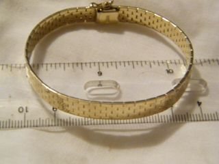 Vintage 10k Gold Bracelet 15.  3 Grams