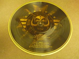 MOTORHEAD BAD MAGIC PICTURE DISC (GOLD VERSION) LIMITED EDITION 3000 COPIES 2