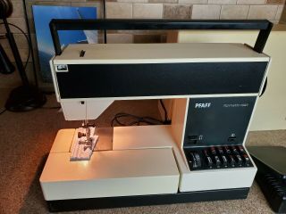 Vtg Pfaff Tipmatic 1027 Sewing Machine.  Made In West Germany Recently Serviced