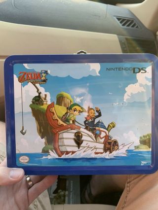 Legend Of Zelda Phantom Hourglass Nintendo Ds Tin Lunch Box Collectible