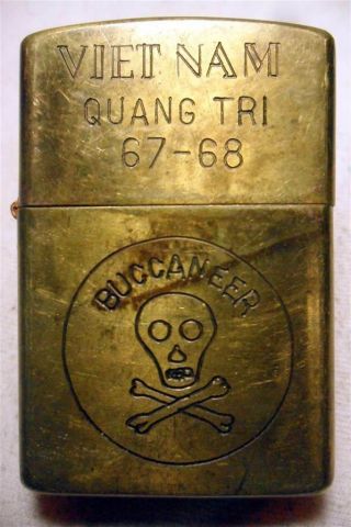 Vietnam Quang Tri 67 - 68 Vietnam War Zippo Lighter
