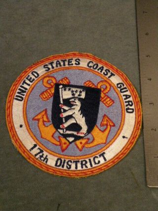 1970s Us Coast Guard Station Patch,  17th District