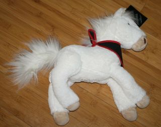 Wells Fargo Legendary Pony Horse White Mollie Plush 2008 White With Tag