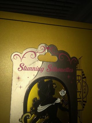 Disney Shopping Store LE 300 Pin Stunning Silhouettes Belle Beauty And The Beast 2