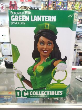 Dc Bombshells Green Lantern Jessica Cruz Statue Ap01/5000 Artist Proof