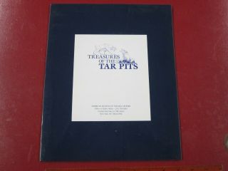 Dinosaur Press Kit 1989 American Museum Of Natural History - - The Tar Pits