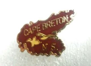 Cape Breton Island Nova Scotia Canada Travel Souvenir Pin Lapel