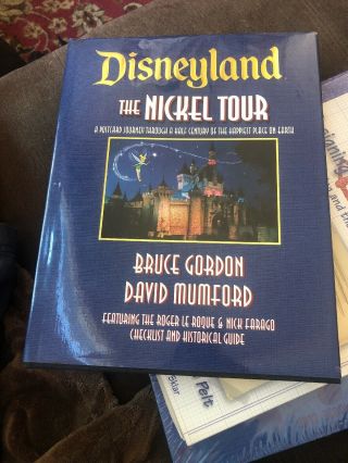 Disneyland The Nickel Tour A Postcard Journey Signed By Bruce Gordon Book 2nd Ed