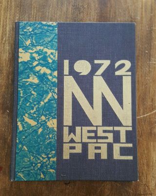 Uss Newport News Ca 148 1972 West Pac Vietnam War Cruise Book White Pages