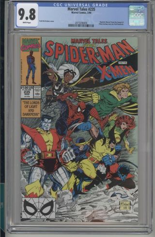 Marvel Tales 235 Cgc 9.  8 Nm/mt Todd Mcfarlane Art Spider - Man & X - Men 1990