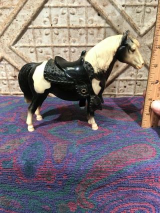 Vintage Breyer Moulding Plastic Horse 6 Inch Pony Saddle