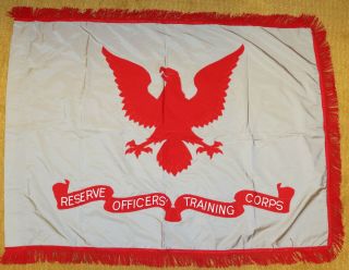 Rotc Regimental Flag Reserve Officer Training Corps Official Gi Issue Dated 1974