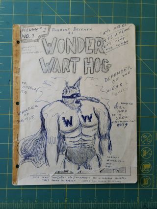 Wonder Warthog Artwork Pencil Vol 1 No 1