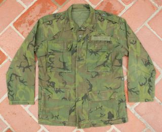 1965 Vietnam Arvn Erdl Camo Jungle Shirt Jacket • Airborne Ranger Advisor