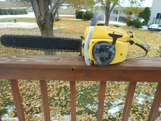 Vintage Running Mcculloch 7 - 10 Automatic Chainsaw Runs Awesome 20 " Bar