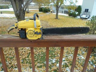 Vintage Running McCulloch 7 - 10 Automatic Chainsaw Runs Awesome 20 
