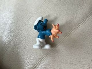 Smurf Smurfs With Pig