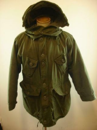 Mens Sz M Short 1974 Us Army Military Extreme Cold Weather Parka Anorak Vietnam