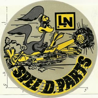 6 Inch Lee - Norse Spee D.  Parts - Hard Hat - Coal Mining Sticker - Decal " Very Rare "