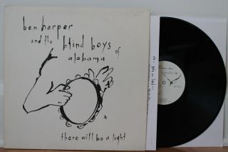 Ben Harper & The Blind Boys Of Alabama Lp “there Will Be A Light” 2005 Vg,