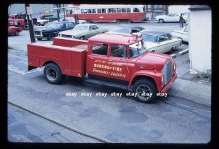 Pittsburgh Pa Ex Squad 1 1964 International Fire Apparatus Slide