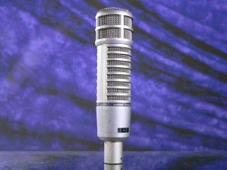 Vintage Ev Electro - Voice Re20 Dynamic Microphone Professional W/ Zip Soft Case