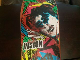 Vintage Vision MARK GONZALES GONZ OG 80 ' s Skateboard Deck 3
