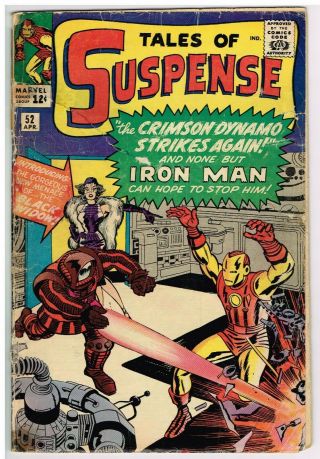 Tales Of Suspense 52.  1st Appearance Of Black Widow.  Low Grade.  Complete