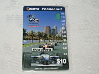 A Australia Telstra $10 1996 Melbourne F1 Grand Prix Phonecard