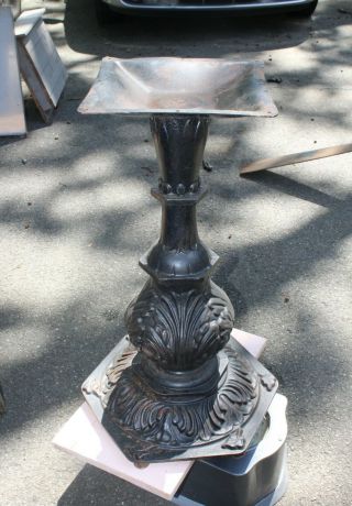 Cast Iron Pedestal Table Stand,  28”,  Contempo Frames Co. ,  Solid,