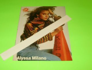 Alyssa Milano Scrapbook Clippings.