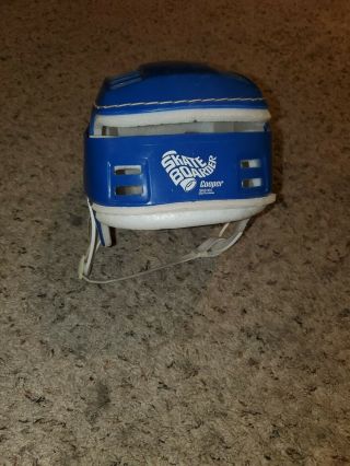 Vintage Blue Cooper Skb 100 Hockey Helmet Hurling Skateboarder Canada