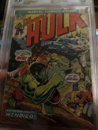 The Incredible Hulk 180 Cbcs 5.  0