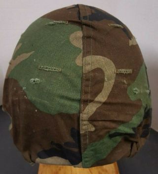 VietNam era helmet 1973 with Camo cover and liner. 3