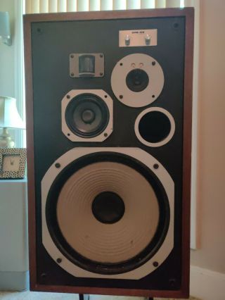 Vintage Pioneer Hpm - 100 4 - Way Floor Stereo Speakers