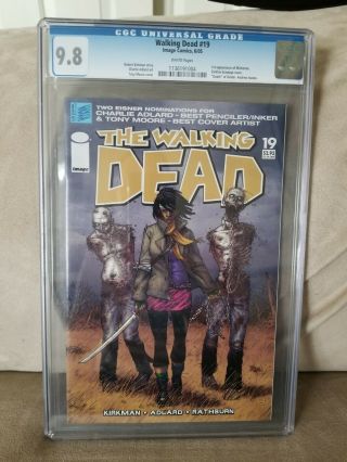 Walking Dead 19 1st Michonne 1st Print Cgc 9.  8 Classic Cover And Book