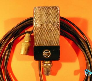 Vintage Rca 74 - B Junior Velocity Ribbon Microphone