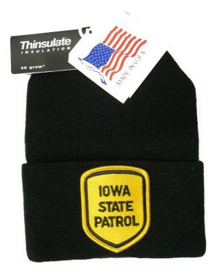Thinsulate Knit Hat With Iowa State Patch