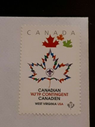 2019 24th Worth Scout Jamboree Canadian Contingent Postage Stamp