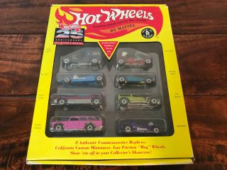 Hot Wheels Redlines 8 Car Set 25th Anniversary Collector 