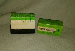 Sherman Laboratories Protomide Glass Ampules Box Of 10 - - Chicken Pox Vintage 60s