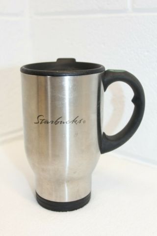 Vintage Starbucks Coffee 16 Oz 18 - 8 Stainless Steel Classic Travel Cup Mug,  Lid