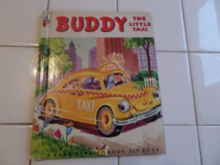 Buddy The Little Taxi,  A Rand Mcnally Book,  1953 (vintage Children 