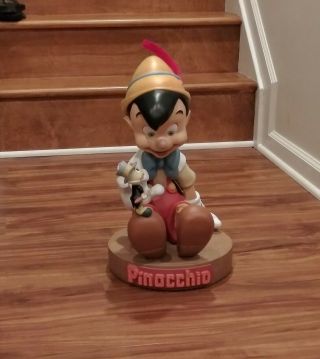 Walt Disney Pinocchio & Jimney Cricket Rare Limited Edition Big Fig