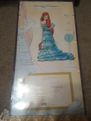 Disney Designer Princess Ariel Doll LIMITED EDITION Store Exclusive w/ bag 2