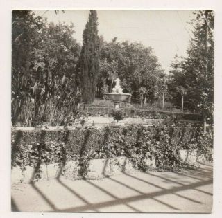3 Vintage Photos Gardens,  Harax Crimea Home Of Grand Duke George Mikhailovich