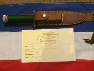 Wall Custom Made Jimmy Lile First Blood Rambo Knife Special Forces Green Beret