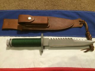 Wall custom made Jimmy Lile first blood rambo knife special forces green beret 3