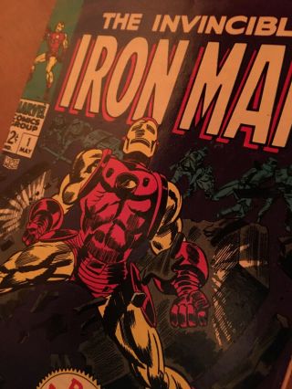 Invincible Iron Man 1 Marvel 1968 KEY ISSUE S.  Lee/ G.  Colan/ A.  Goodwin - 2
