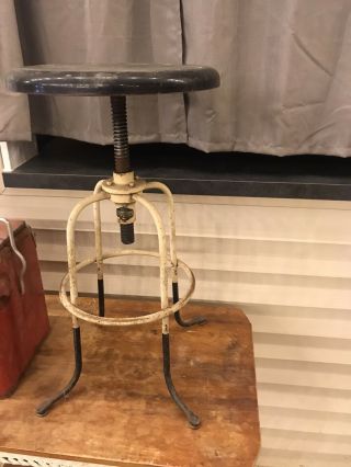 Vintage Steeline Adjustible Stool